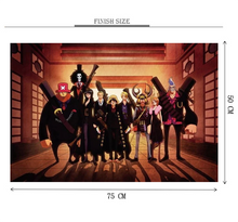 One Piece Black Version Wooden 1000 Piece Jigsaw Puzzle Toy For Adults and Kids