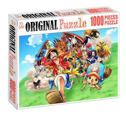 One Piece Dragon Wooden 1000 Piece Jigsaw Puzzle Toy For Adults and Kids