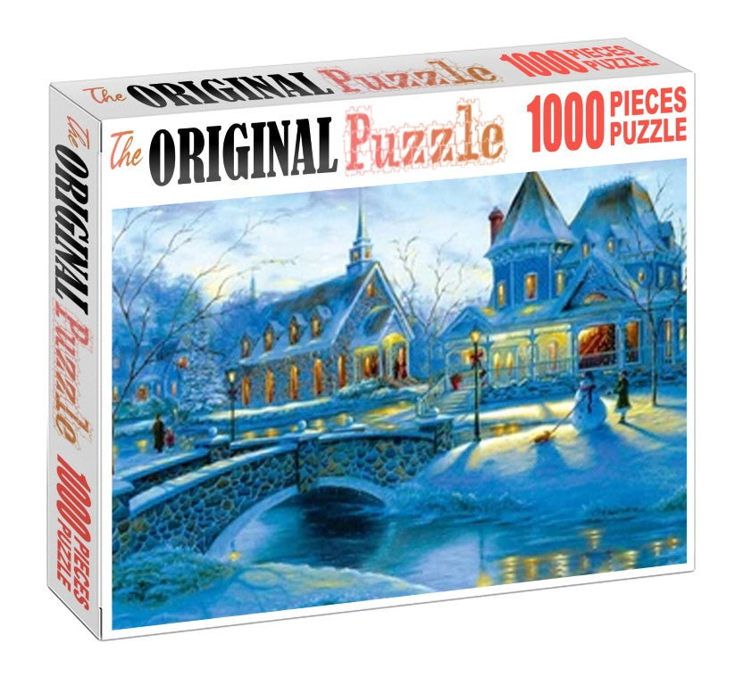 Winters Preparation is Wooden 1000 Piece Jigsaw Puzzle Toy For Adults and Kids