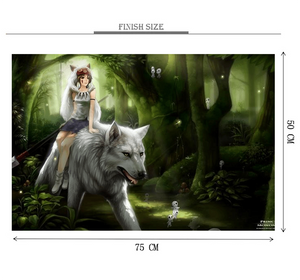Leader of Wolf is Wooden 1000 Piece Jigsaw Puzzle Toy For Adults and Kids
