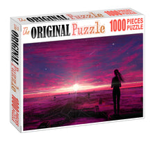 Soul Pink Rays Wooden 1000 Piece Jigsaw Puzzle Toy For Adults and Kids