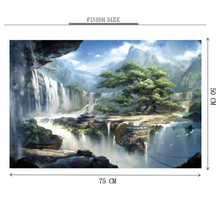 Waterfall is Wooden 1000 Piece Jigsaw Puzzle Toy For Adults and Kids