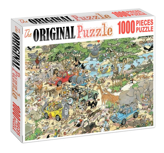 Zootopia is Wooden 1000 Piece Jigsaw Puzzle Toy For Adults and Kids
