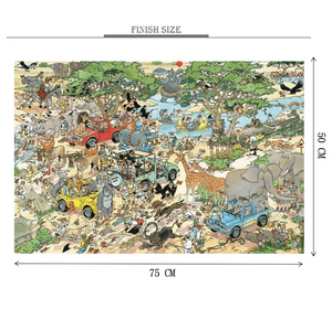 Zootopia is Wooden 1000 Piece Jigsaw Puzzle Toy For Adults and Kids