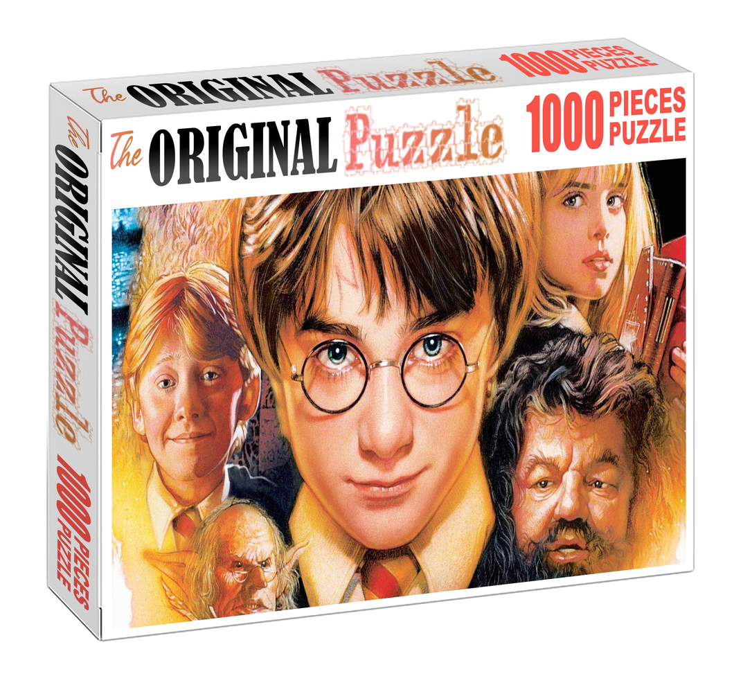 A Harry Sorcerer Stone Wooden 1000 Piece Jigsaw Puzzle Toy For Adults and Kids