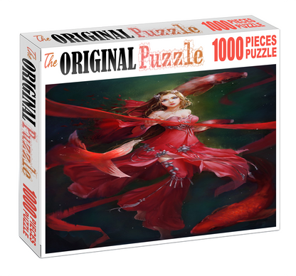 Blood Queen is Wooden 1000 Piece Jigsaw Puzzle Toy For Adults and Kids