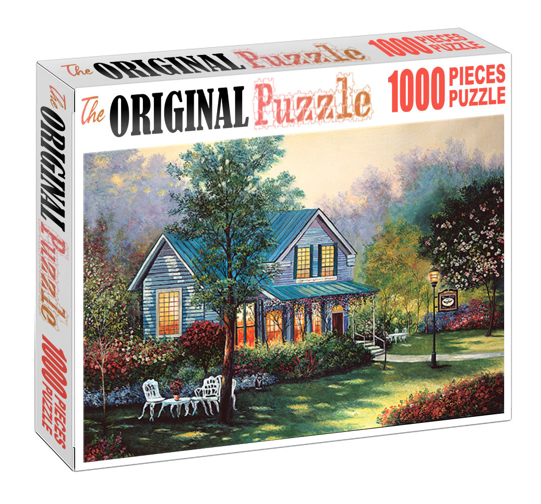 House Garden is Wooden 1000 Piece Jigsaw Puzzle Toy For Adults and Kids