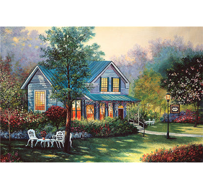 House Garden is Wooden 1000 Piece Jigsaw Puzzle Toy For Adults and Kids