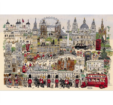 London Tour Artwork Wooden 1000 Piece Jigsaw Puzzle Toy For Adults and Kids