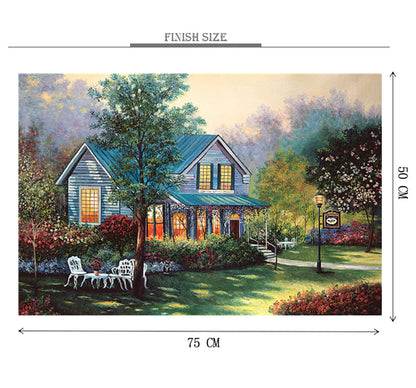 House Garden is Wooden 1000 Piece Jigsaw Puzzle Toy For Adults and Kids