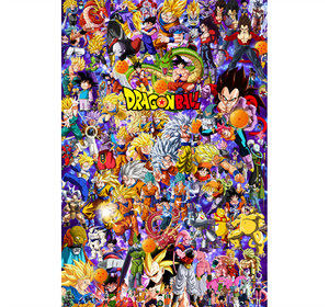 Dragon Ball Anime Characters is Wooden 1000 Piece Jigsaw Puzzle Toy For Adults and Kids