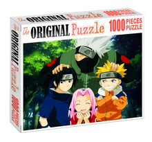 A Naruto Anime Wooden 1000 Piece Jigsaw Puzzle Toy For Adults and Kids