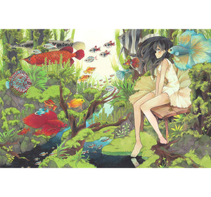 Aqua Girl Wooden 1000 Piece Jigsaw Puzzle Toy For Adults and Kids