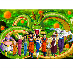 A Green Dragon Ball Wooden 1000 Piece Jigsaw Puzzle Toy For Adults and Kids