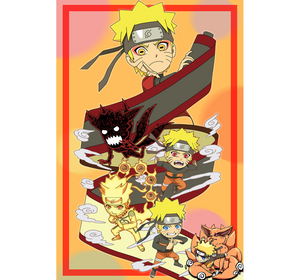 Naruto Chubby Art is Wooden 1000 Piece Jigsaw Puzzle Toy For Adults and Kids