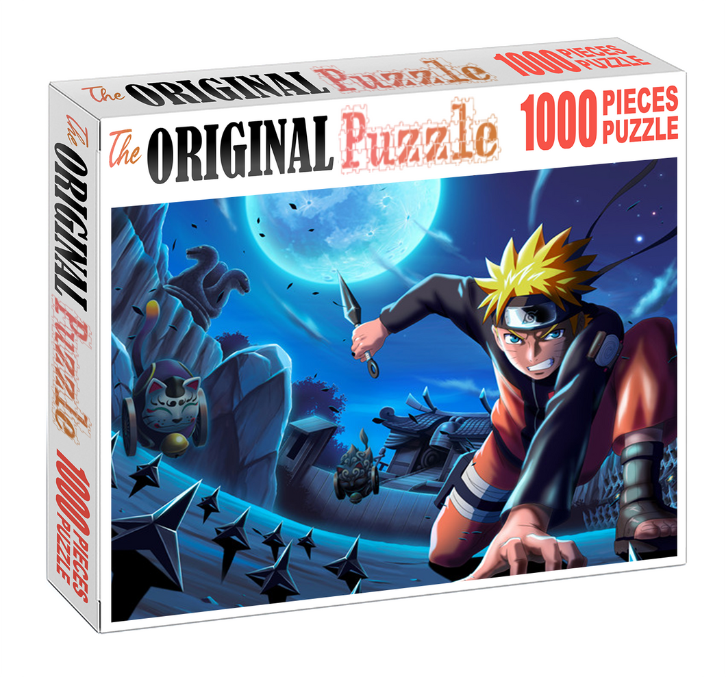 Attack on Naruto is Wooden 1000 Piece Jigsaw Puzzle Toy For Adults and Kids