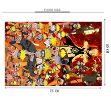 A Naruto Copies Wooden 1000 Piece Jigsaw Puzzle Toy For Adults and Kids