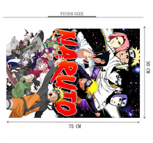 A Naruto Team Wooden 1000 Piece Jigsaw Puzzle Toy For Adults and Kids