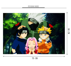 A Naruto Anime Wooden 1000 Piece Jigsaw Puzzle Toy For Adults and Kids