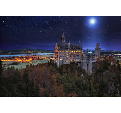 Midnight Castle is Wooden 1000 Piece Jigsaw Puzzle Toy For Adults and Kids