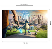 Wizards Unite is Wooden 1000 Piece Jigsaw Puzzle Toy For Adults and Kids