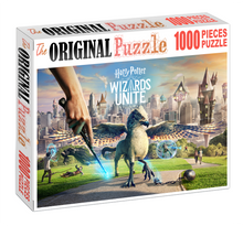 A Wizard Unite Wooden 1000 Piece Jigsaw Puzzle Toy For Adults and Kids