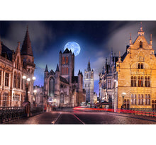 Full Moon City is Wooden 1000 Piece Jigsaw Puzzle Toy For Adults and Kids