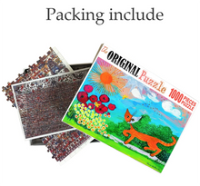 Cat Drawing Wooden 1000 Piece Jigsaw Puzzle Toy For Adults and Kids