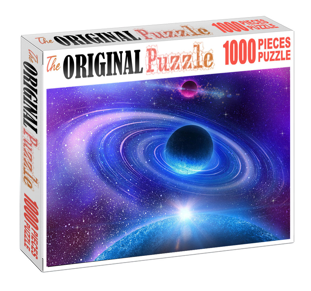 Swirling Planet is Wooden 1000 Piece Jigsaw Puzzle Toy For Adults and Kids