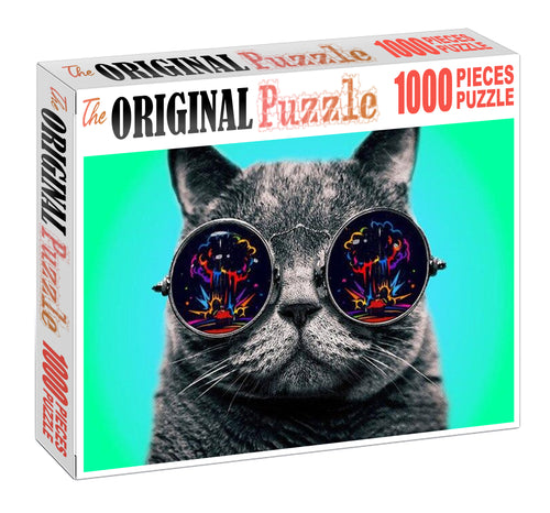Boom Cat Wooden 1000 Piece Jigsaw Puzzle Toy For Adults and Kids