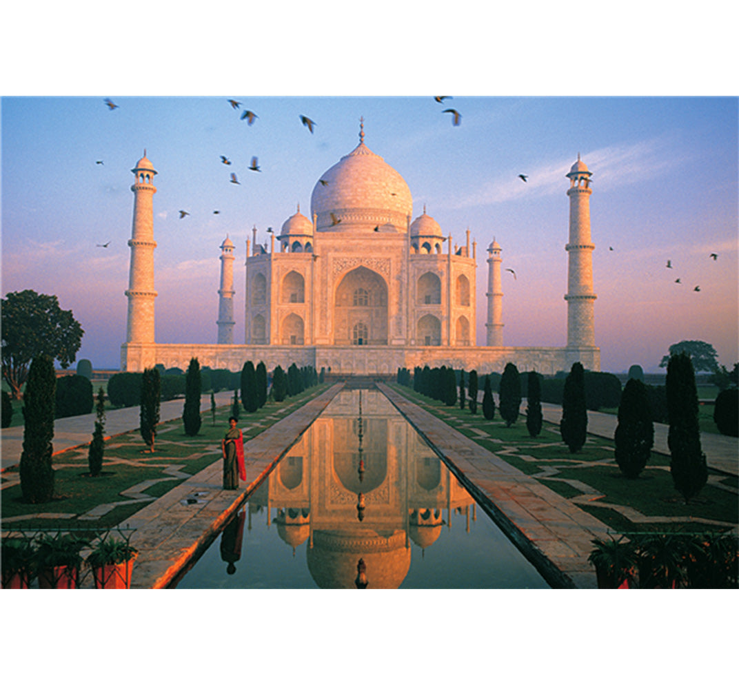 Evening Taj Mahal is Wooden 1000 Piece Jigsaw Puzzle Toy For Adults and Kids