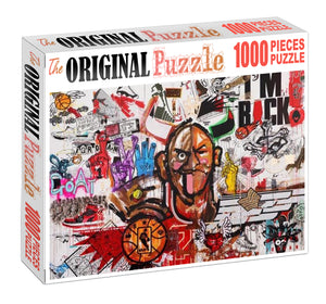 I am Back Graffity Wooden 1000 Piece Jigsaw Puzzle Toy For Adults and Kids