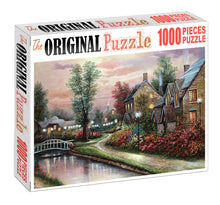 Village of Pristine is Wooden 1000 Piece Jigsaw Puzzle Toy For Adults and Kids