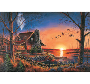 Flying Ducks to Home is Wooden 1000 Piece Jigsaw Puzzle Toy For Adults and Kids