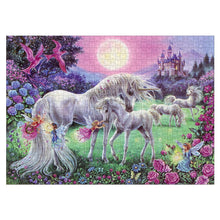 Pink Unicorn Wooden 1000 Piece Jigsaw Puzzle Toy For Adults and Kids