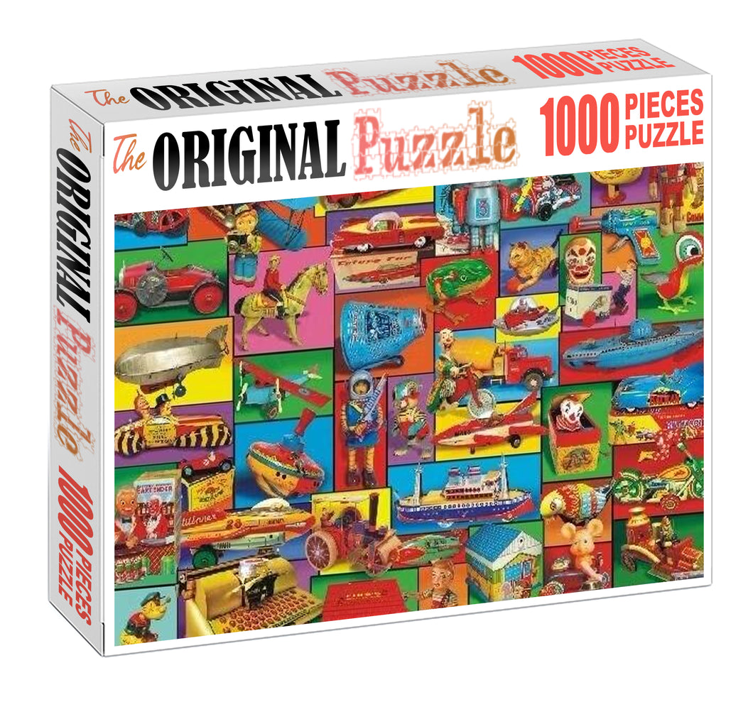 ClipArts Wooden 1000 Piece Jigsaw Puzzle Toy For Adults and Kids