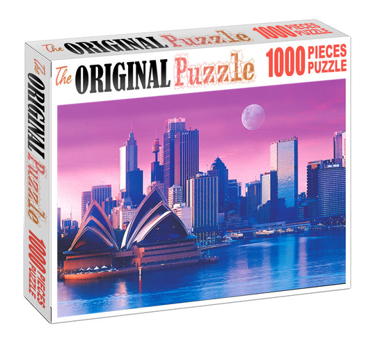 Sydney's Vector Art is Wooden 1000 Piece Jigsaw Puzzle Toy For Adults and Kids