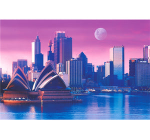 Sydney's Vector Art is Wooden 1000 Piece Jigsaw Puzzle Toy For Adults and Kids