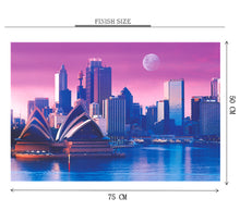 Sydney's Vector Art is Wooden 1000 Piece Jigsaw Puzzle Toy For Adults and Kids
