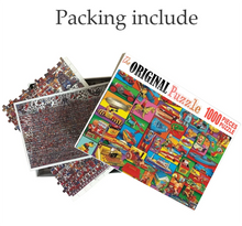 ClipArts Wooden 1000 Piece Jigsaw Puzzle Toy For Adults and Kids