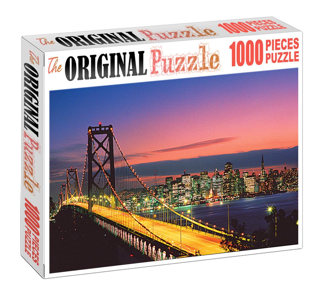 Longest Bridge Wooden 1000 Piece Jigsaw Puzzle Toy For Adults and Kids