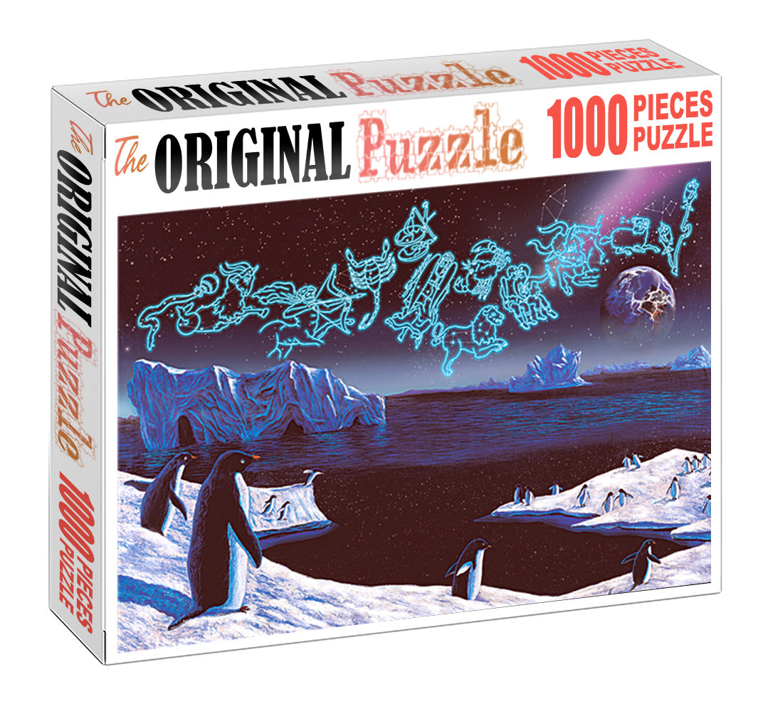 Zodiac Signs is Wooden 1000 Piece Jigsaw Puzzle Toy For Adults and Kids