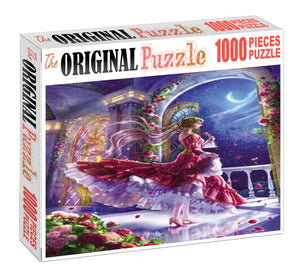 Red Cinderela Wooden 1000 Piece Jigsaw Puzzle Toy For Adults and Kids