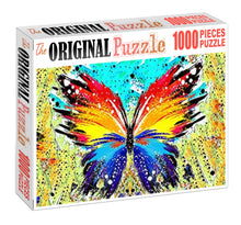 Butterfly Spray Painting Wooden 1000 Piece Jigsaw Puzzle Toy For Adults and Kids