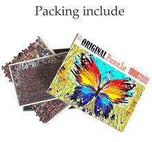 Butterfly Spray Painting Wooden 1000 Piece Jigsaw Puzzle Toy For Adults and Kids