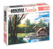 Mini Dock Apartment is Wooden 1000 Piece Jigsaw Puzzle Toy For Adults and Kids