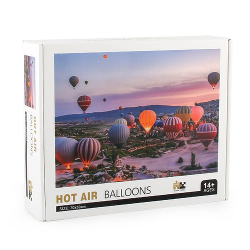 Hot Air Balloons Wooden 1000 Piece Jigsaw Puzzle Toy For Adults and Kids