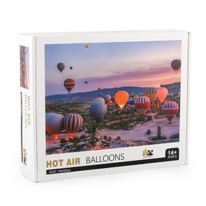 Hot Air Balloons Wooden 1000 Piece Jigsaw Puzzle Toy For Adults and Kids