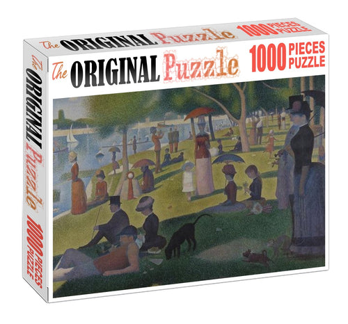 A Sunday on La Grande Wooden 1000 Piece Jigsaw Puzzle Toy For Adults and Kids