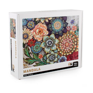 Mandala Wooden 1000 Piece Jigsaw Puzzle Toy For Adults and Kids